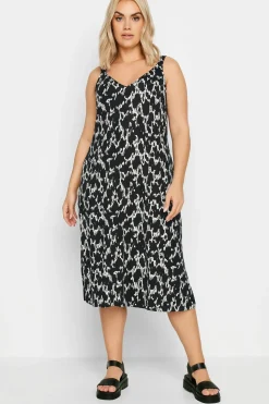 Abstract Print Beach Dress