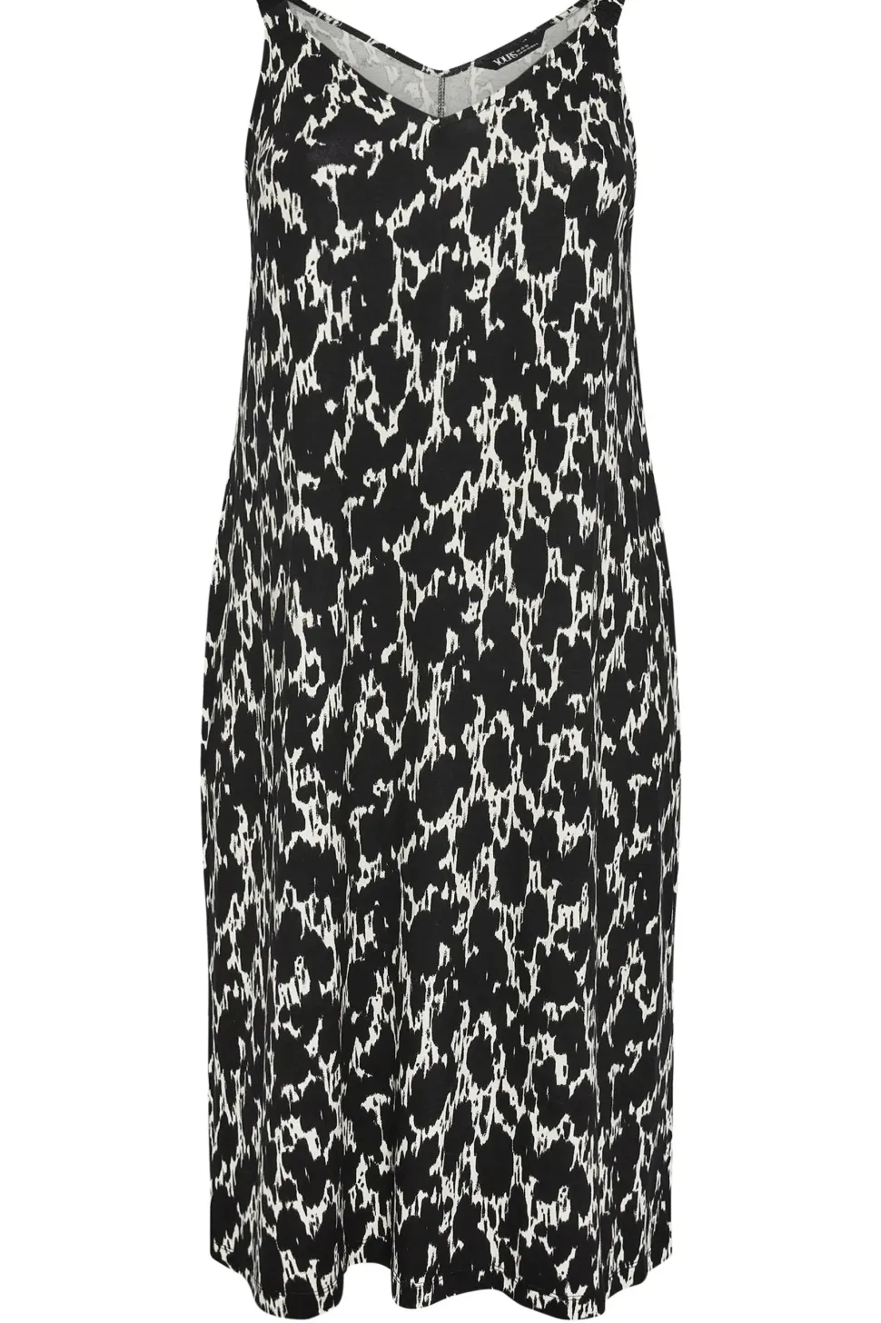 Abstract Print Beach Dress