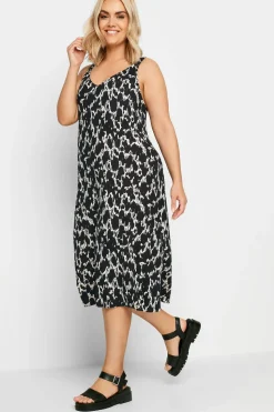 Abstract Print Beach Dress