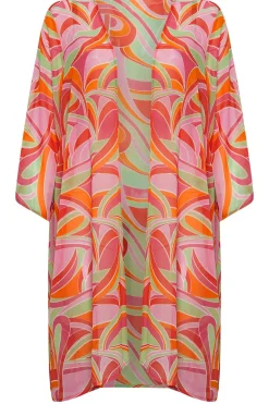 Abstract Print Beach Shirt