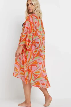 Abstract Print Beach Shirt