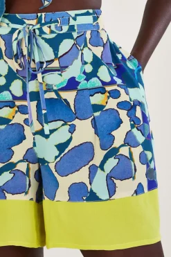 Abstract Print Shorts