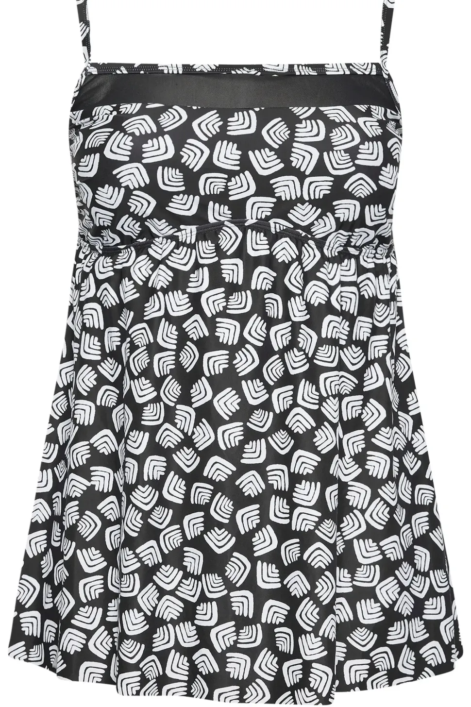 Abstract Print Swimdress