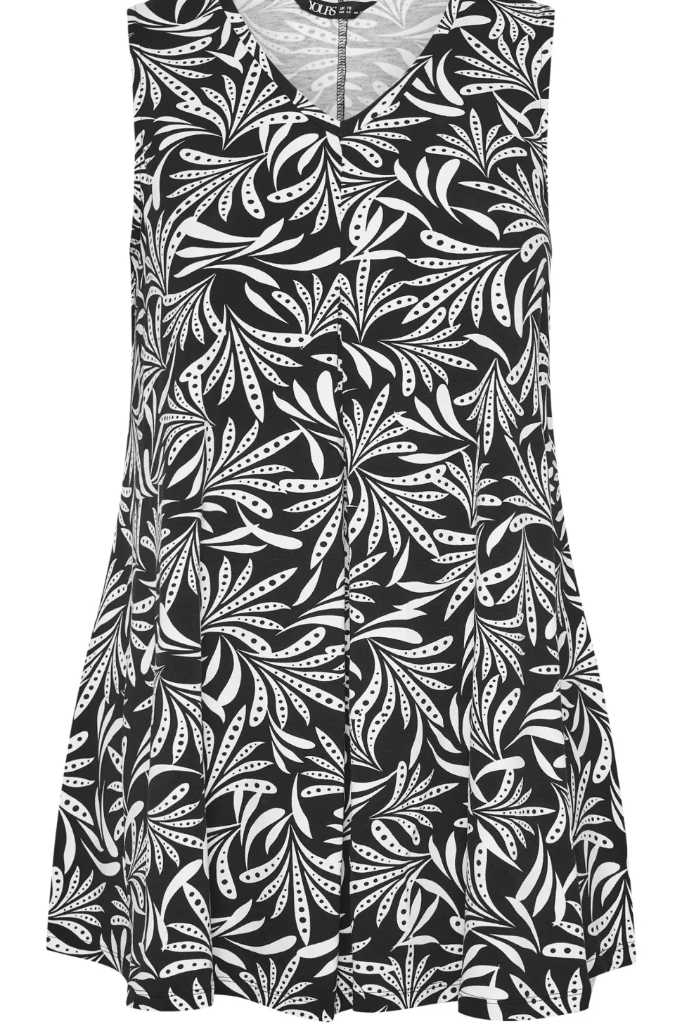 Abstract Print Vest Top