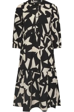 Abstract Shirt Dress