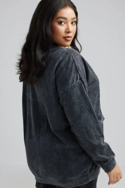 Acid Wash Bomber Jacket
