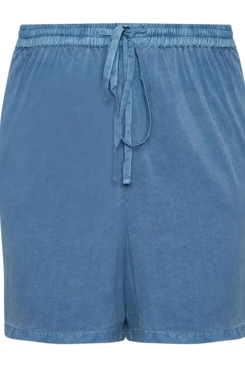 Acid Wash Chambray Shorts