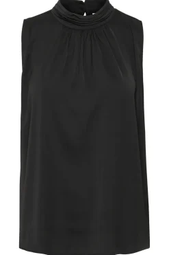 Aileen Sleeveless Pleat Blouse-