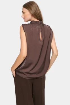 AileenSZ Sleeveless Blouse With Pleats-