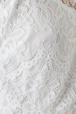 All Over Lace Long Sleeve Fishtail Wedding Dress