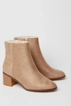 Andrea Block Heel Ankle Boots