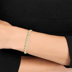 Angelic Clear Crystal Pave Gold Tone Bracelet 5505469