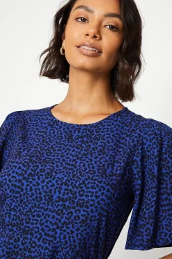 Animal Angel Sleeve Mini Dress