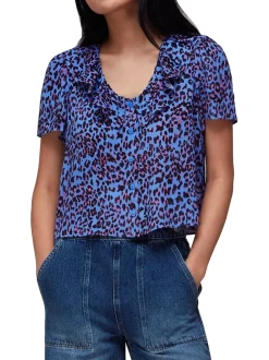 Animal Cheetah Blouse-Animal Print
