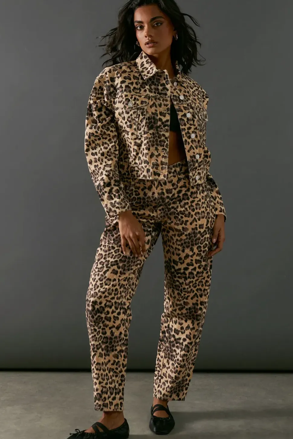 Animal Denim Barrel Leg Jean