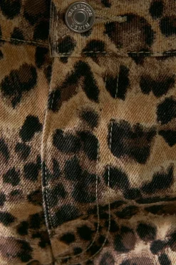 Animal Denim Barrel Leg Jean