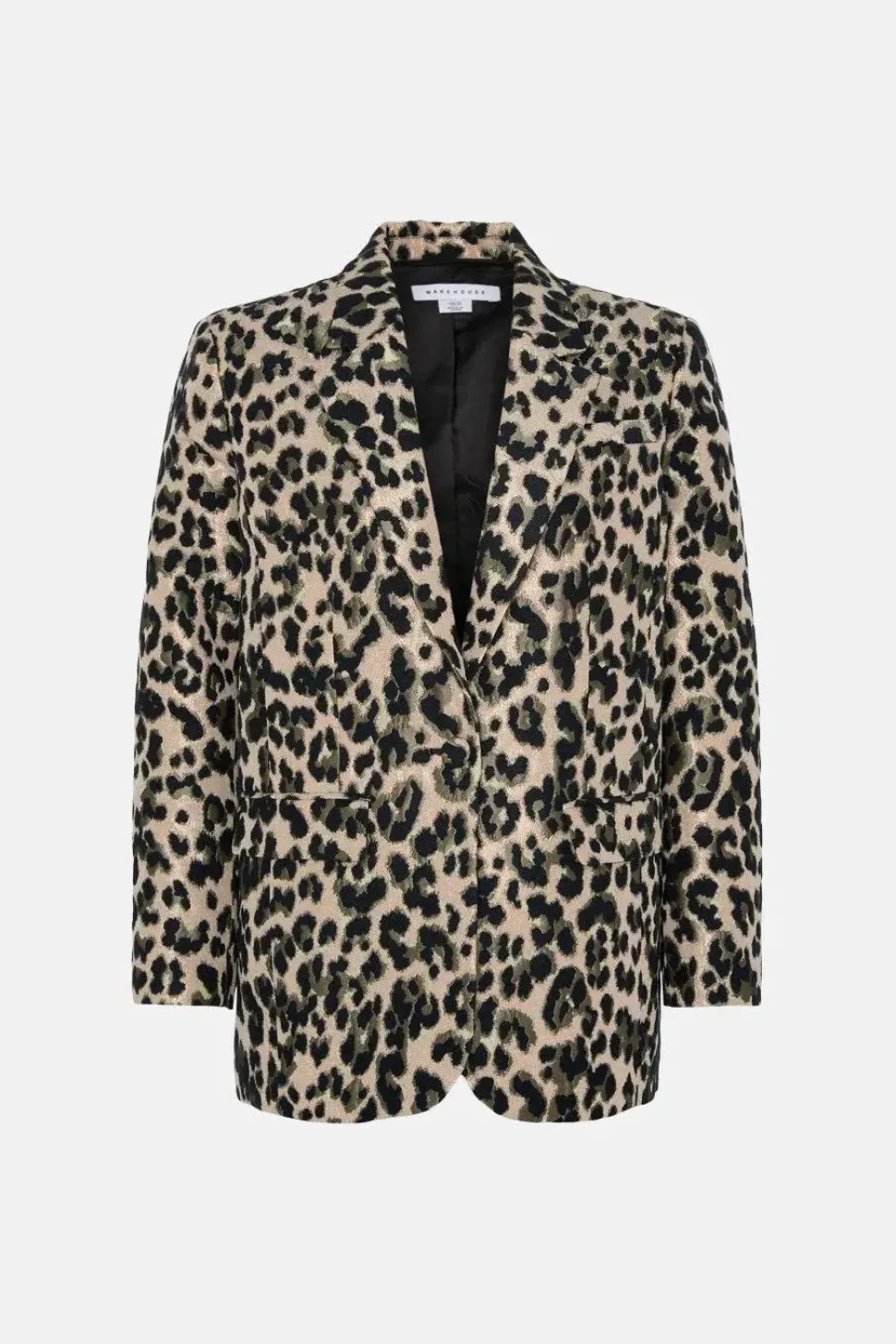Animal Jacquard Blazer