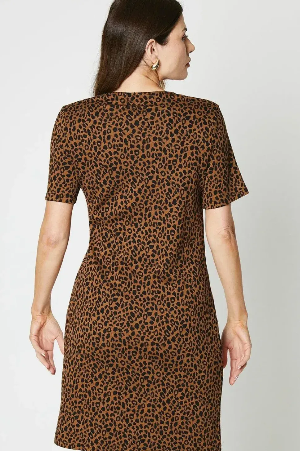 Animal Jacquard Tunic Dress