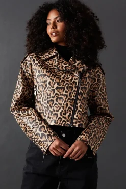 Animal Oversized Biker Jacket