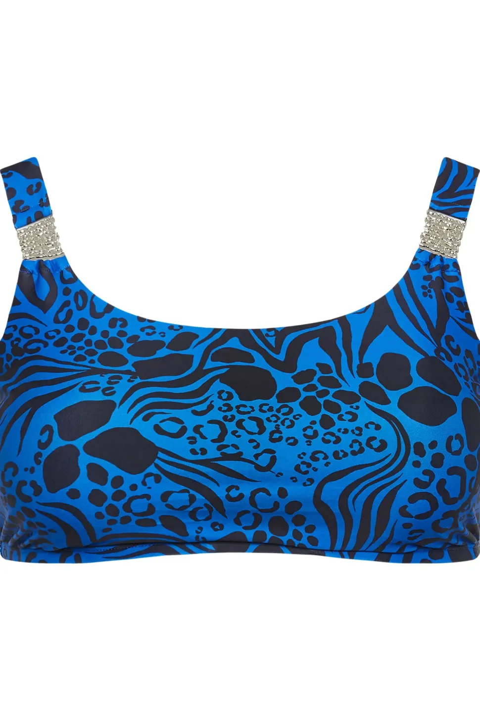 Animal Print Bikini Top