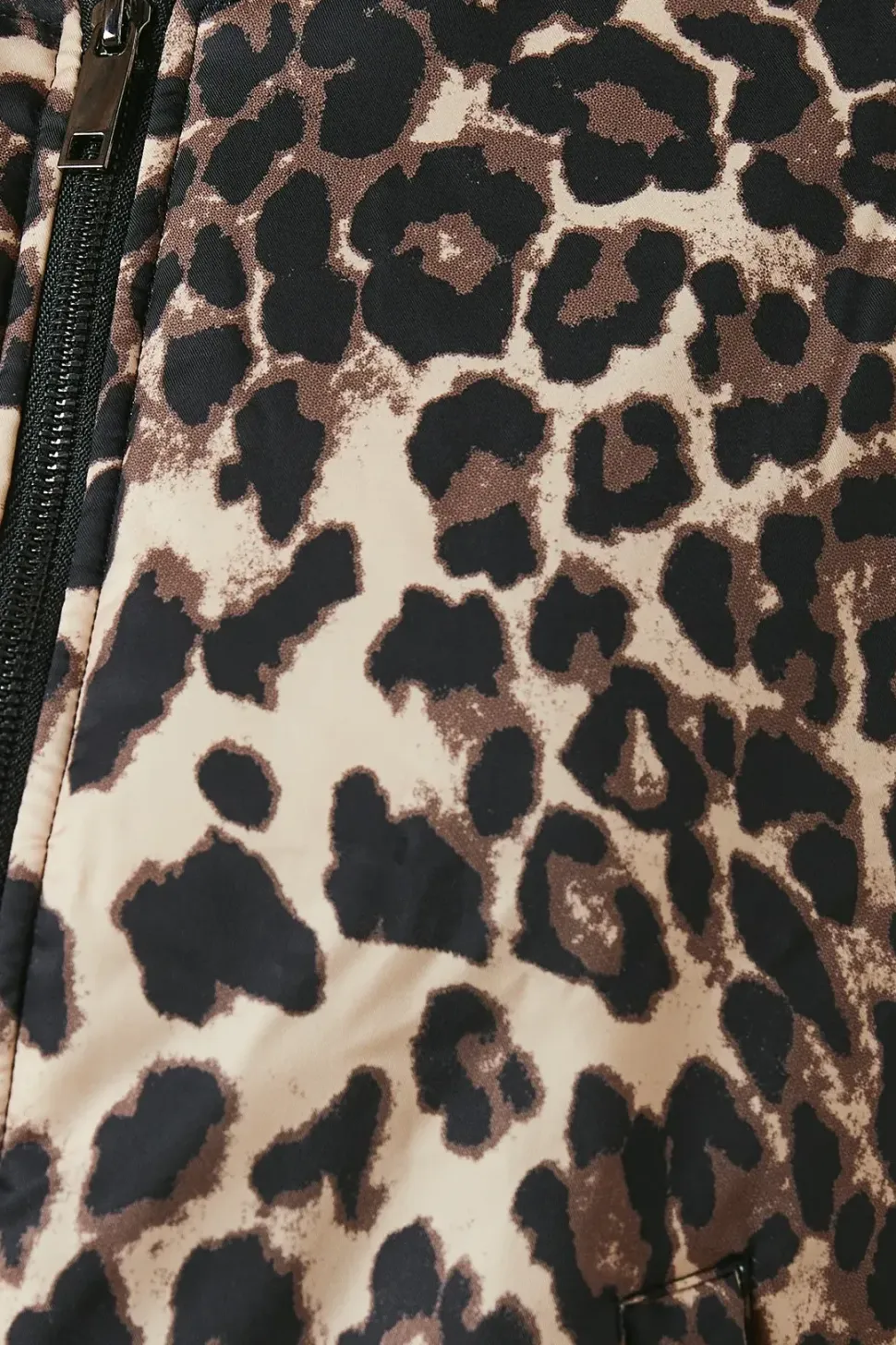 Animal Print Bomber Jacket