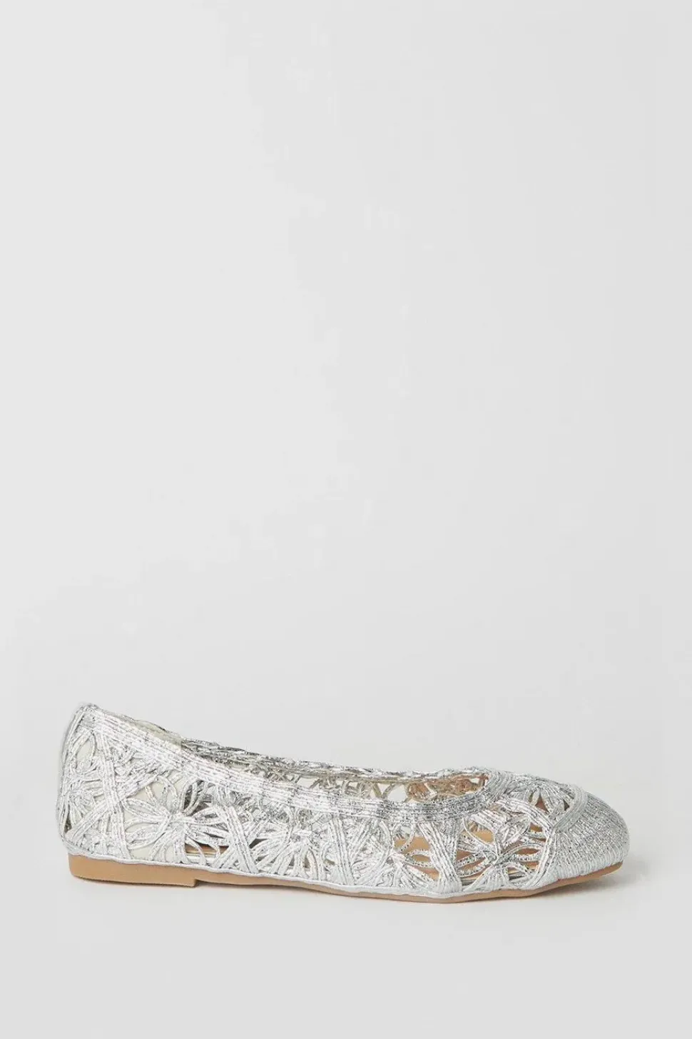 Anna Woven Ballet Pumps