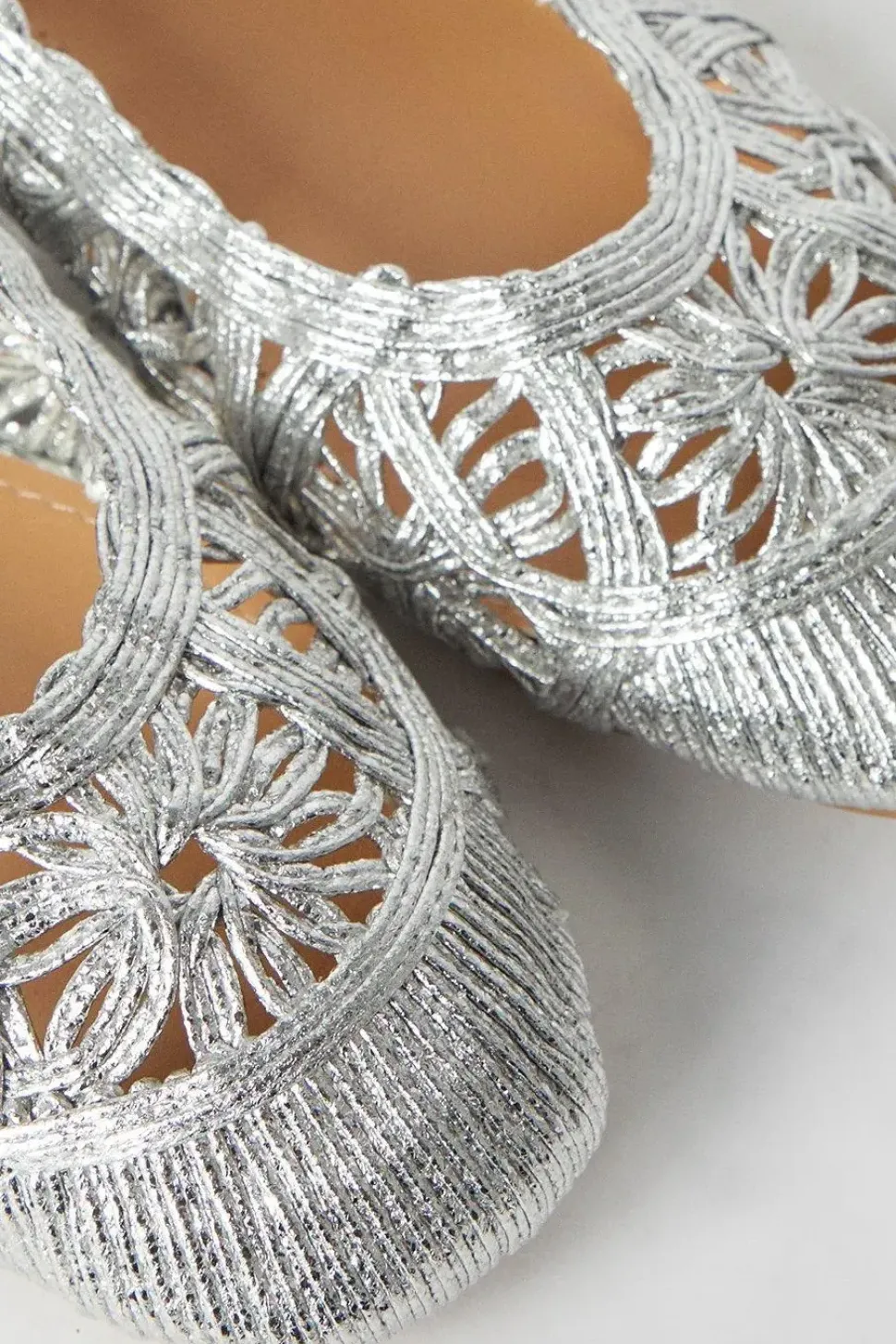 Anna Woven Ballet Pumps