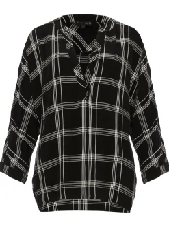 Arella Check Blouse-Checked