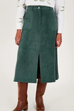 Aria Cord Split Skirt