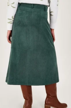 Aria Cord Split Skirt