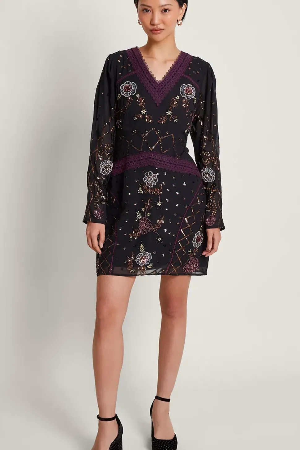 Ariah Embellished Tunic Dress