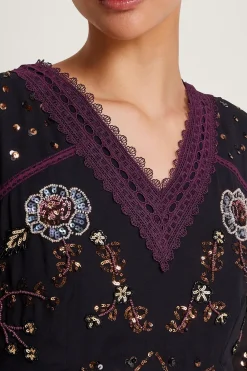 Ariah Embellished Tunic Dress