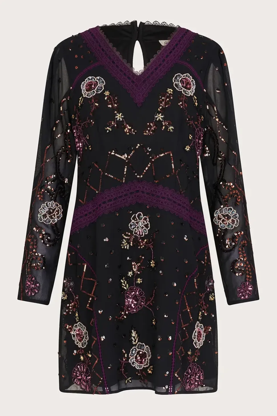 Ariah Embellished Tunic Dress