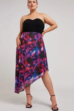 Asymmetric Mesh Skirt