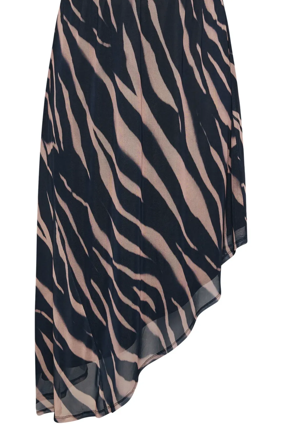 Asymmetric Mesh Skirt