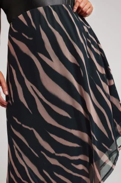 Asymmetric Mesh Skirt
