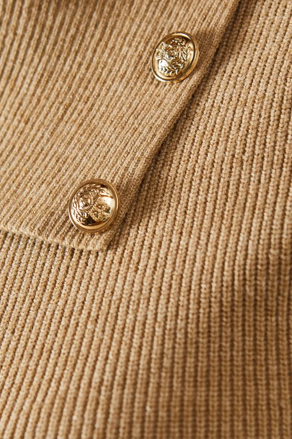 Asymmetric Shoulder Button Detail Jumper