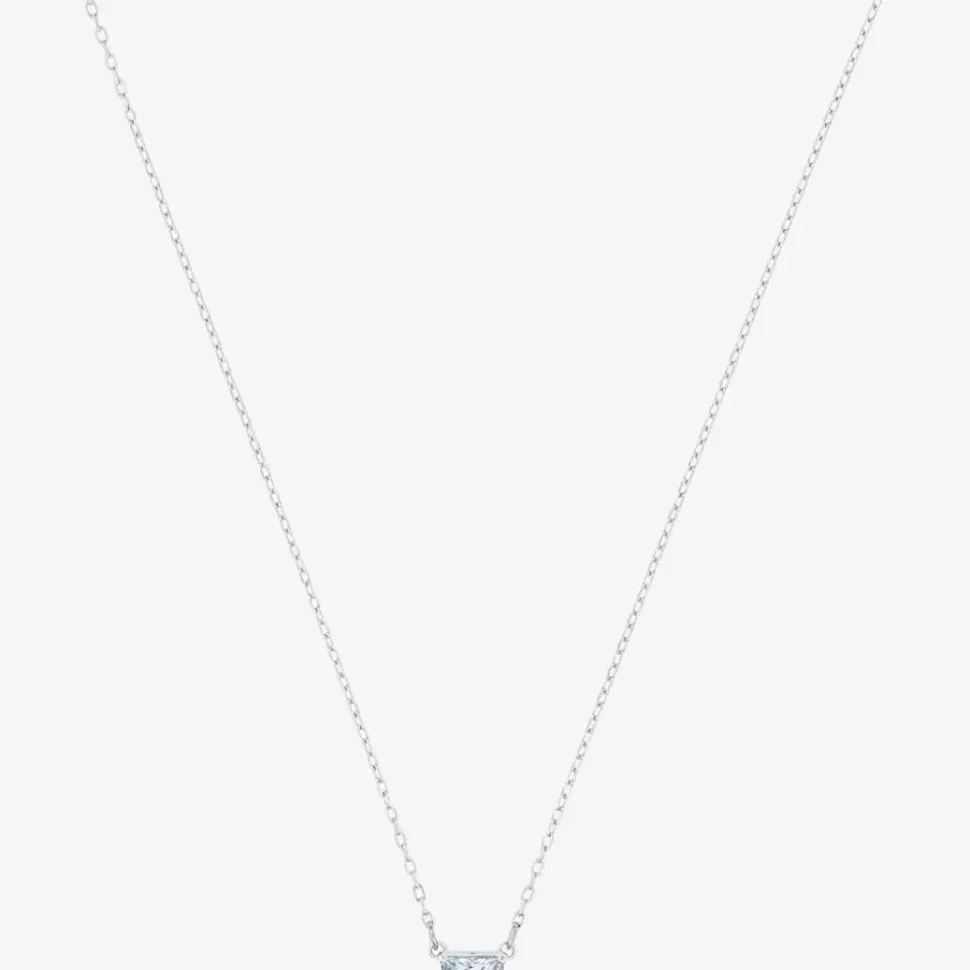 Attract Square Clear Crystal Necklace 5510696
