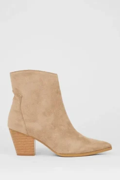 Aubrey Stacked Heel Western Cowboy Boots