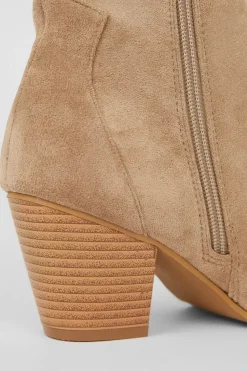 Aubrey Stacked Heel Western Cowboy Boots