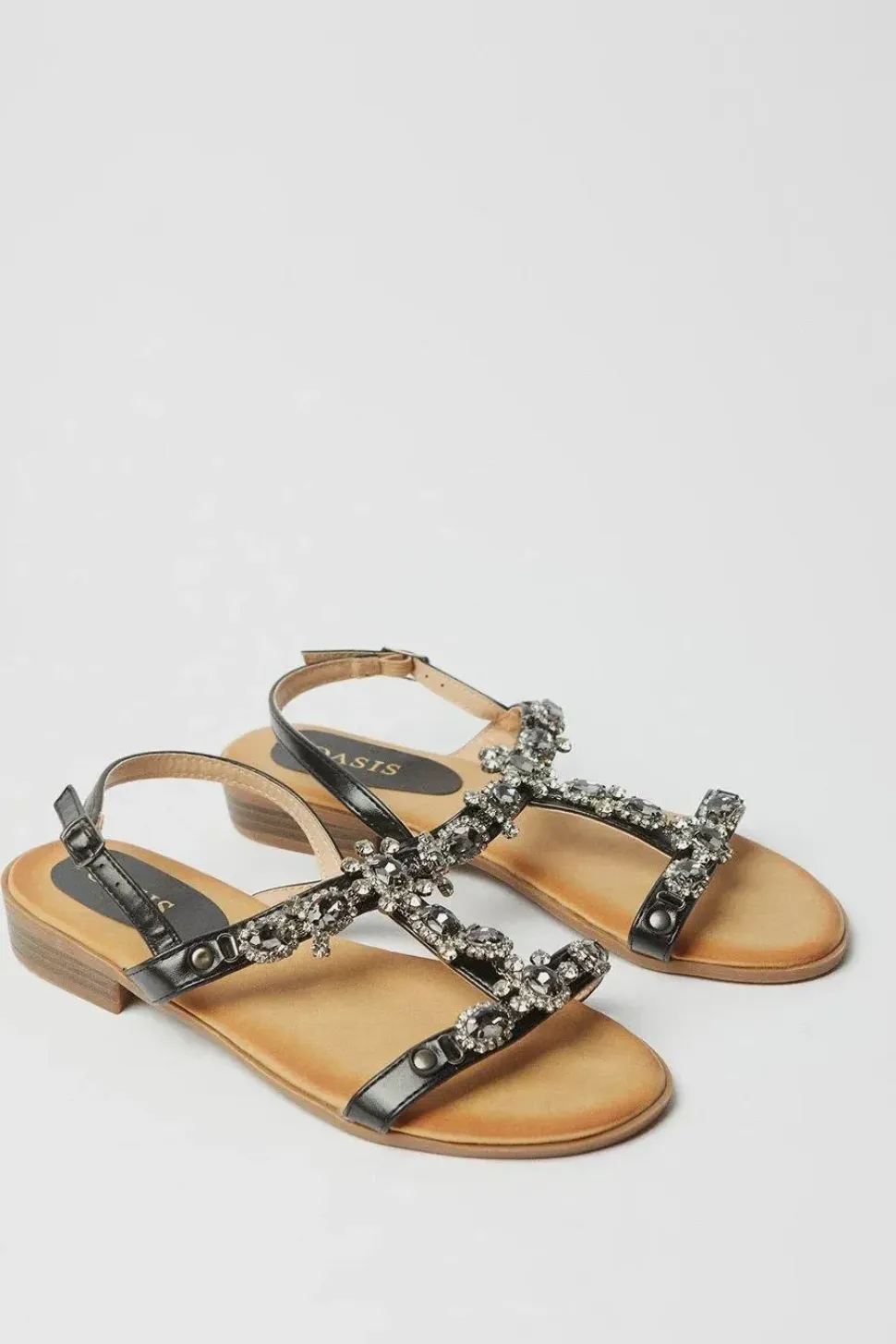 Babsy Jewelled Flat Sandals