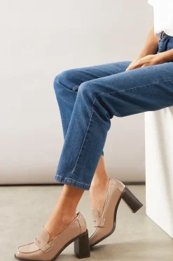 Bai Patent High Heel Penny Loafer