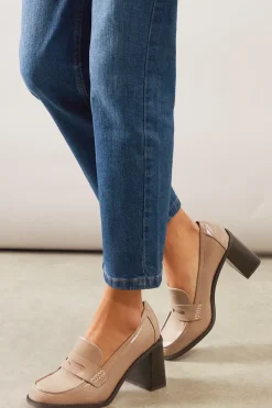 Bai Patent High Heel Penny Loafer