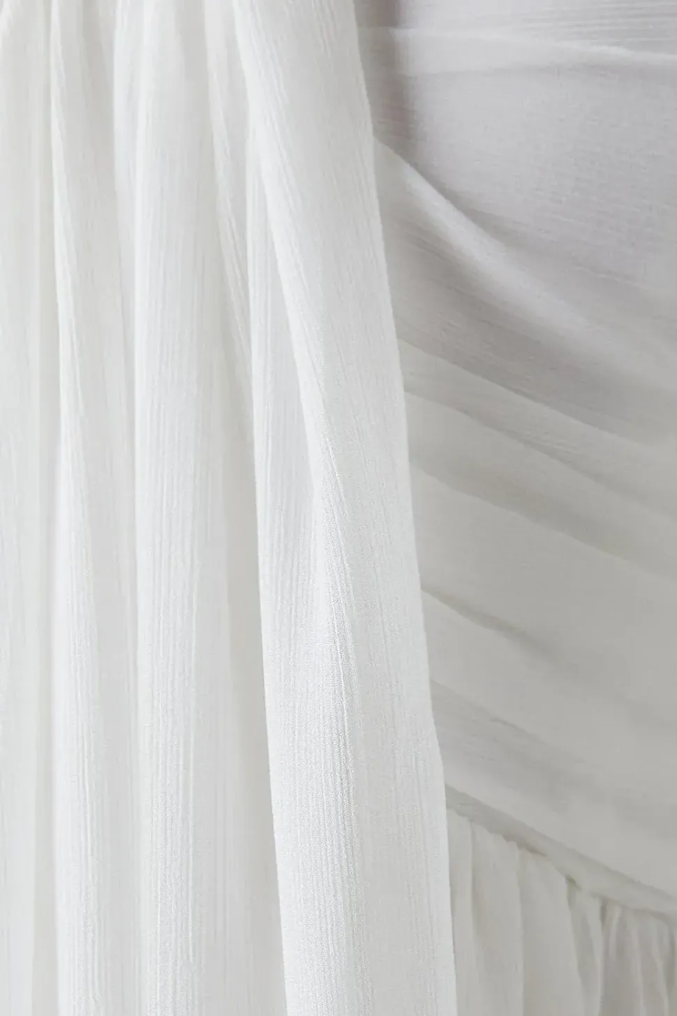 Bandeau Chiffon Beach Wedding Dress