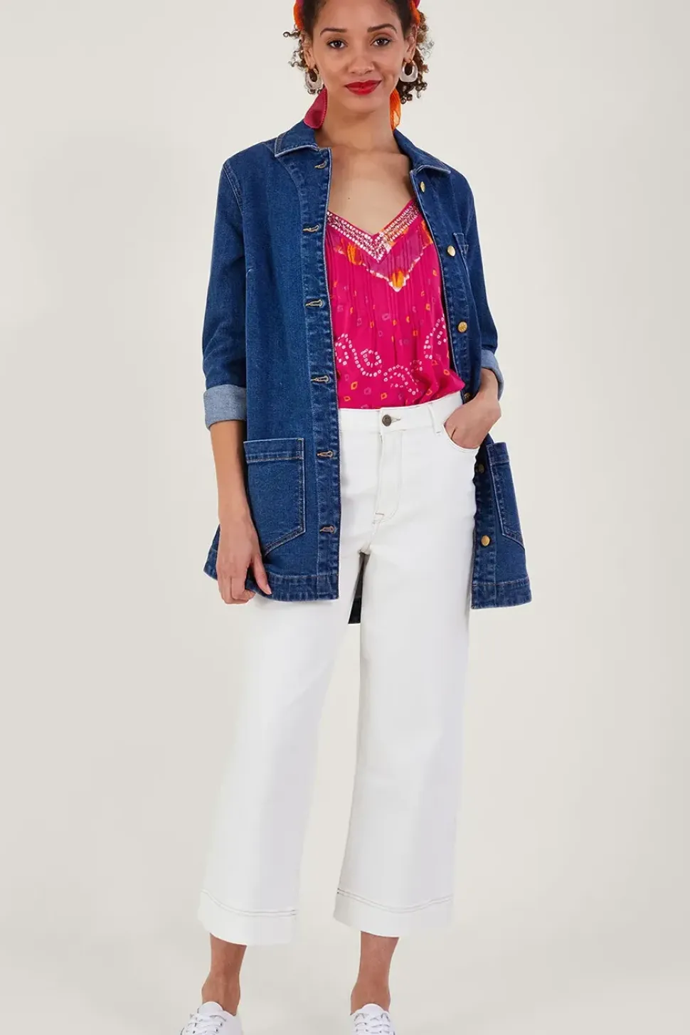 Bandhani Dye Cami Top