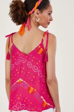 Bandhani Dye Cami Top
