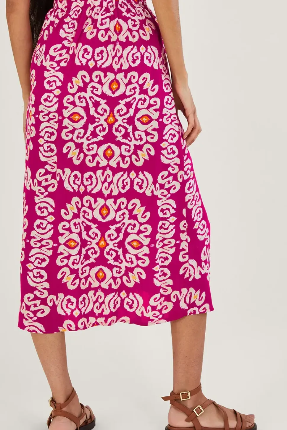 Bandhani Print Sarong Skirt