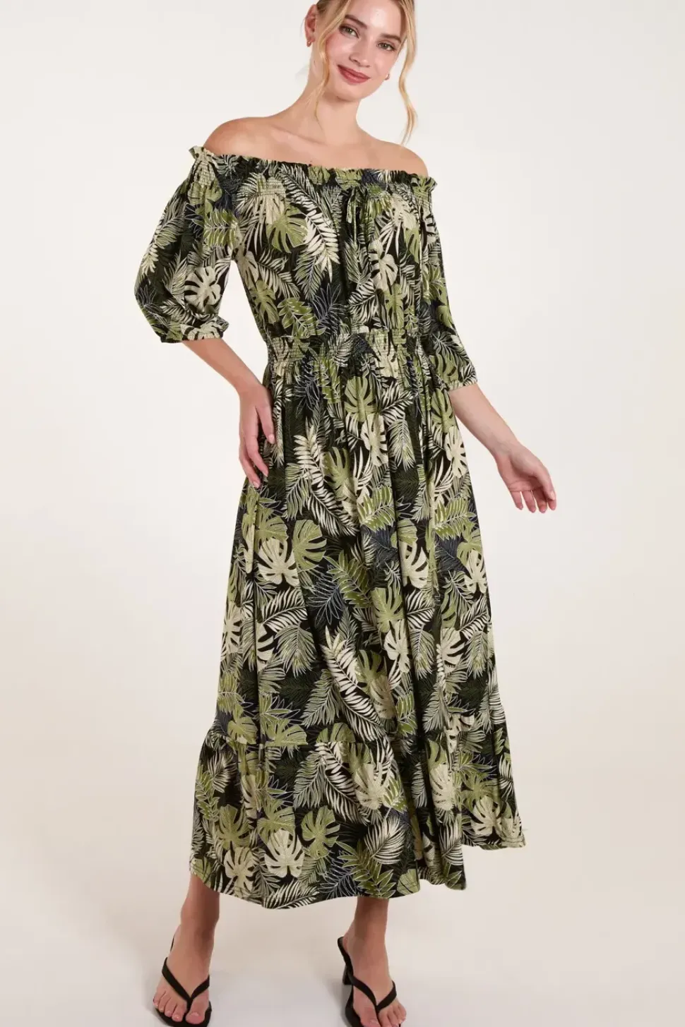 Bardot Elasticated Maxi Dress