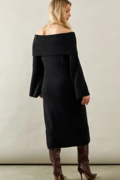 Bardot Midi Knitted Jumper Dress
