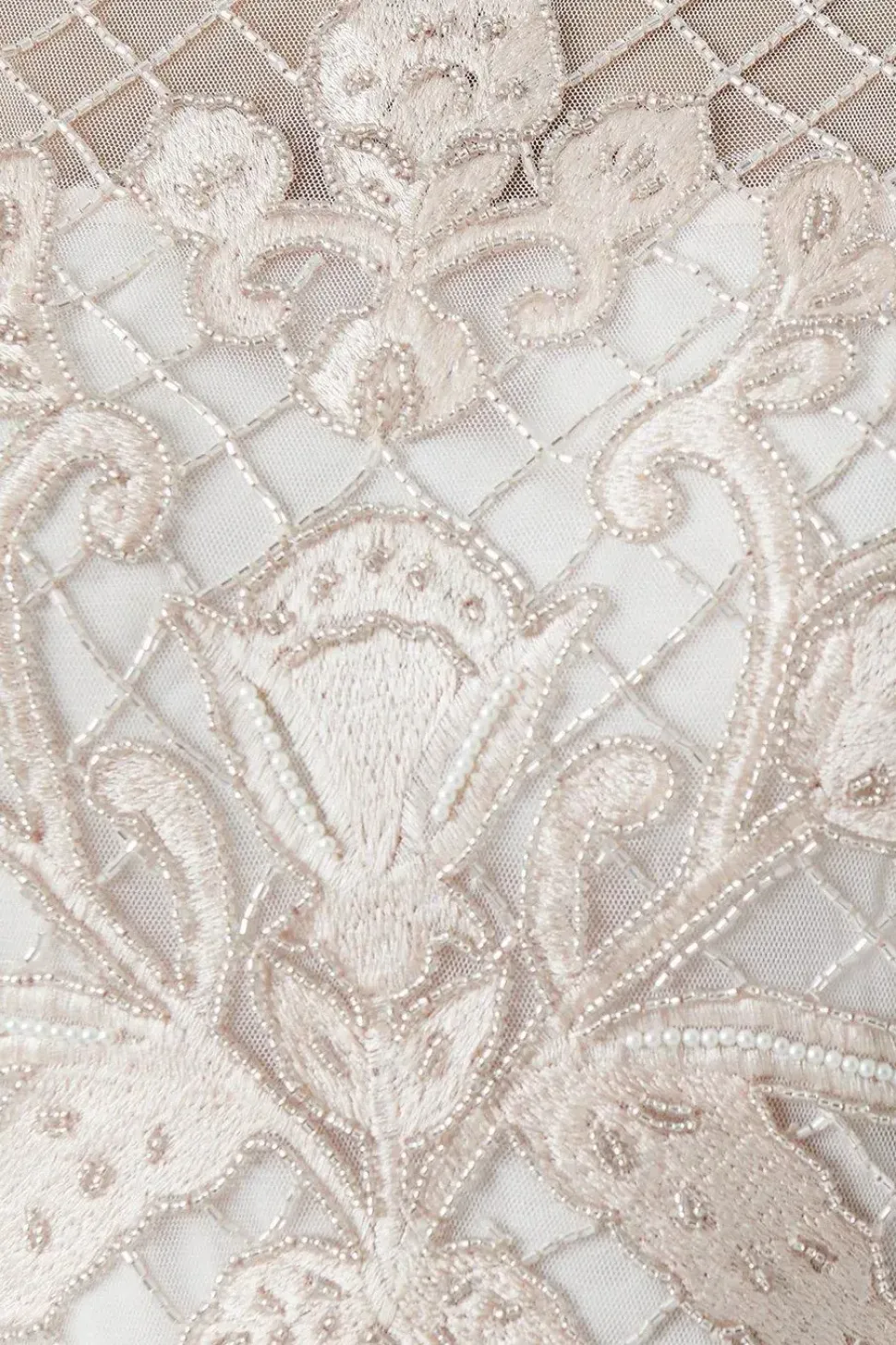 Baroque Embellished Angel Sleeve Two In One Bridesmaid Dress